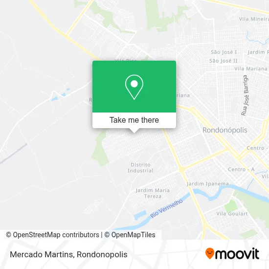 Mercado Martins map