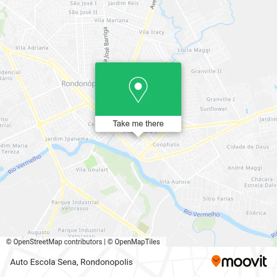 Auto Escola Sena map