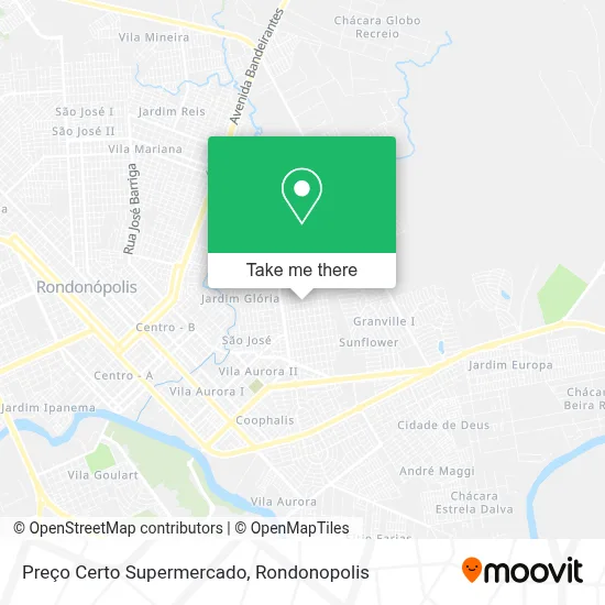 Preço Certo Supermercado map