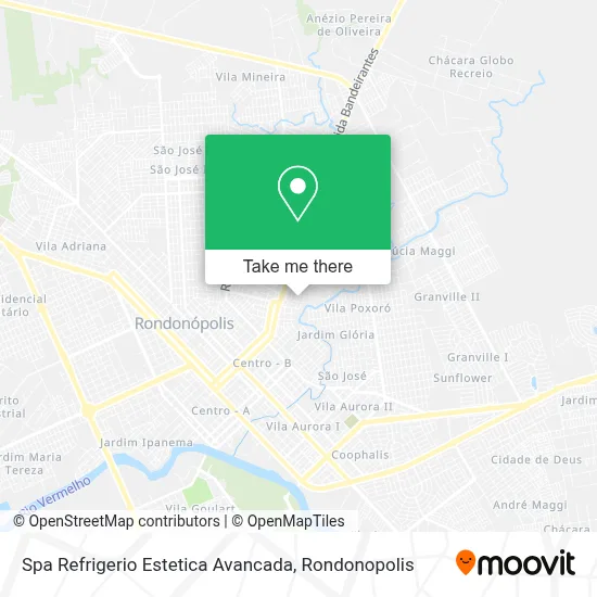 Spa Refrigerio Estetica Avancada map