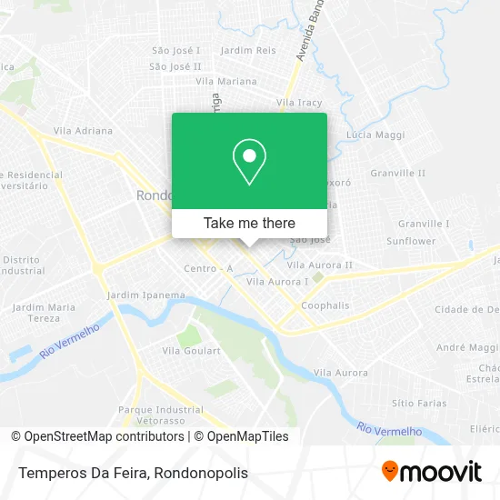 Temperos Da Feira map