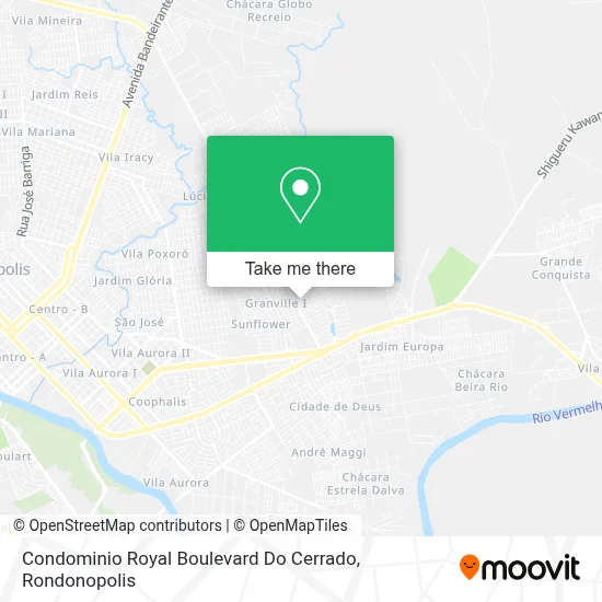 Condominio Royal Boulevard Do Cerrado map