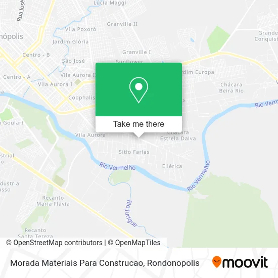 Morada Materiais Para Construcao map