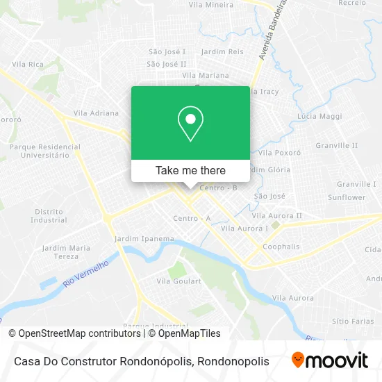 Casa Do Construtor Rondonópolis map