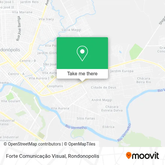 Forte Comunicação Visual map