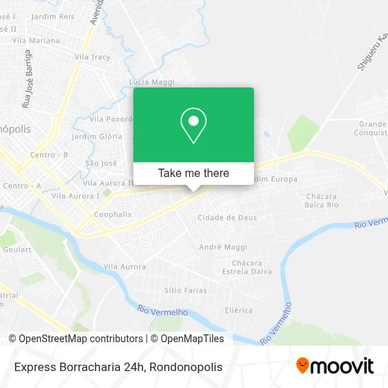 Express Borracharia 24h map