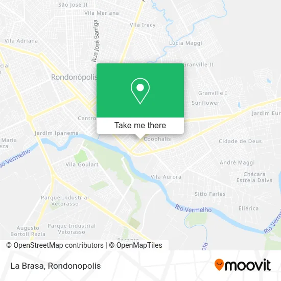 La Brasa map