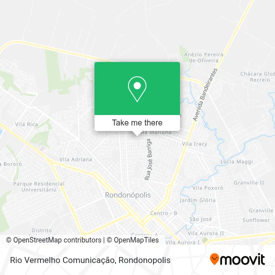 Rio Vermelho Comunicação map