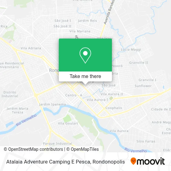 Atalaia Adventure Camping E Pesca map