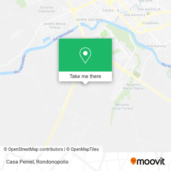 Casa Peniel map