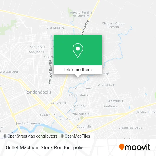 Outlet Machioni Store map