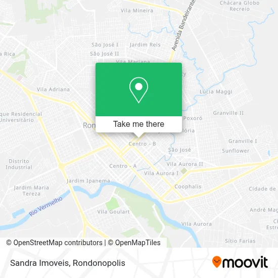 Sandra Imoveis map