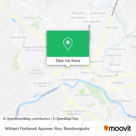 William Fontaneli  Aprovec Roo map