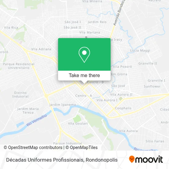 Décadas Uniformes Profissionais map