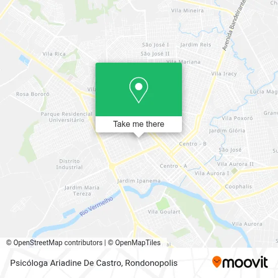 Psicóloga Ariadine De Castro map