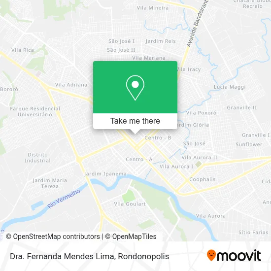 Dra. Fernanda Mendes Lima map