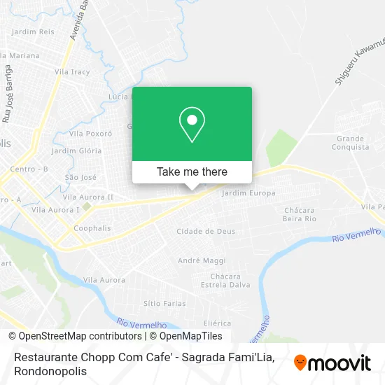 Restaurante Chopp Com Cafe' - Sagrada Fami'Lia map
