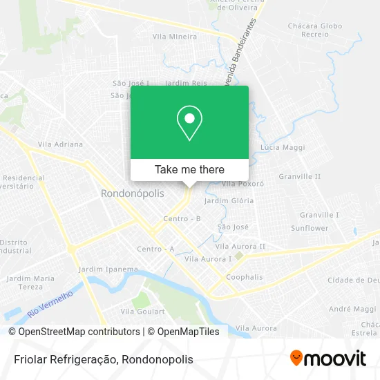 Friolar Refrigeração map