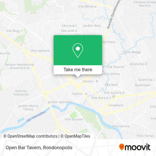 Open Bar Tavern map