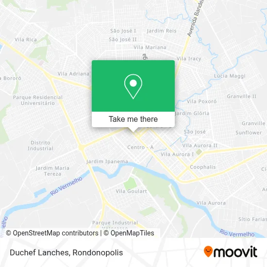 Duchef Lanches map