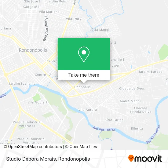 Studio Débora Morais map