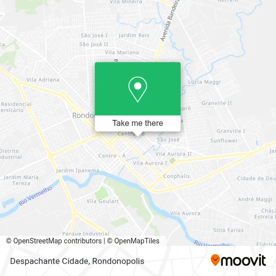 Despachante Cidade map