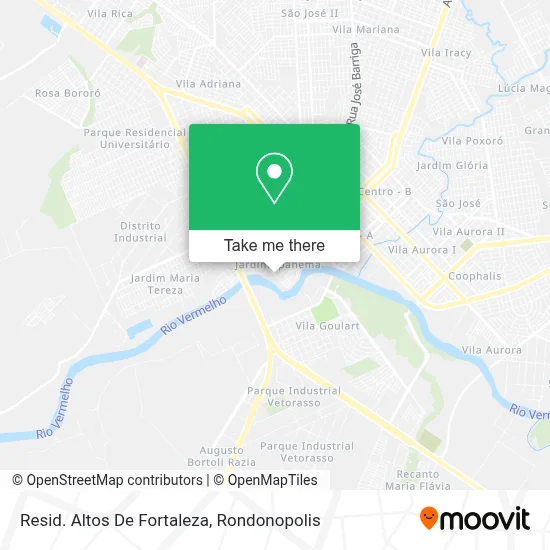 Resid. Altos De Fortaleza map