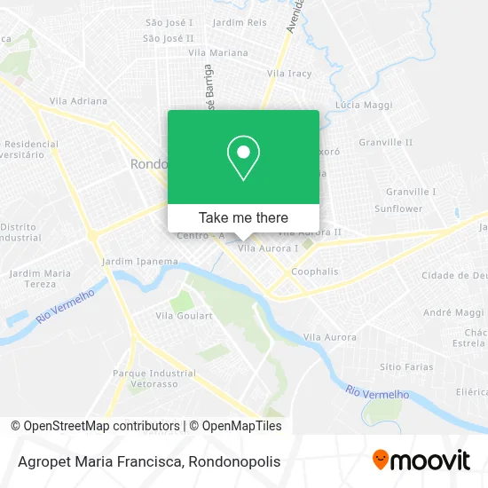 Agropet Maria Francisca map