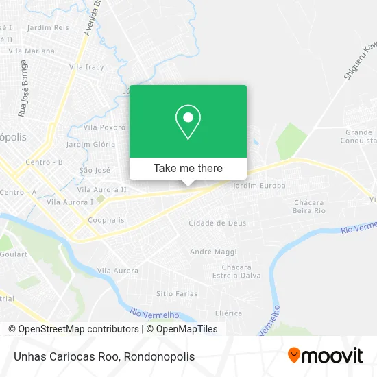 Unhas Cariocas Roo map