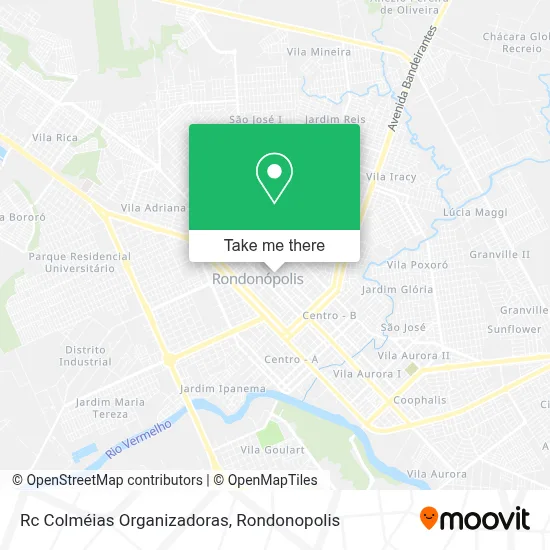 Rc Colméias Organizadoras map