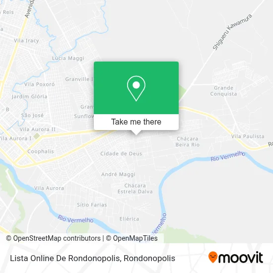 Lista Online De Rondonopolis map