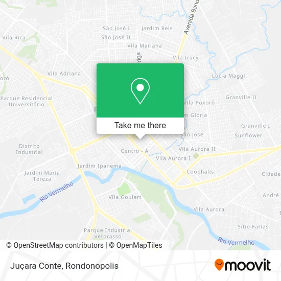 Juçara Conte map