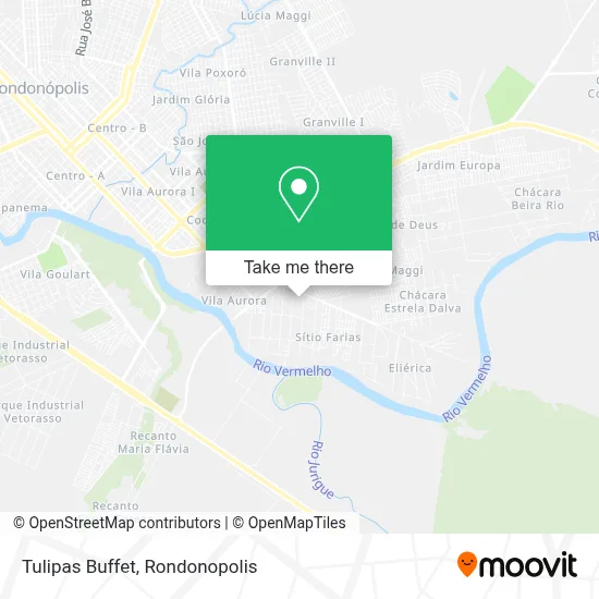 Tulipas Buffet map