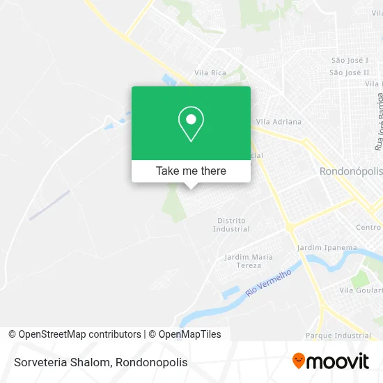 Sorveteria Shalom map