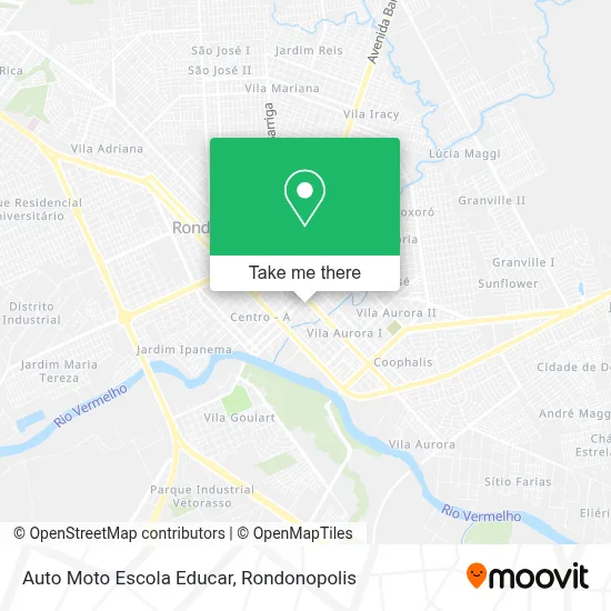 Auto Moto Escola Educar map