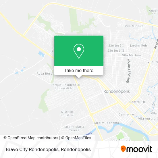 Bravo City Rondonopolis map