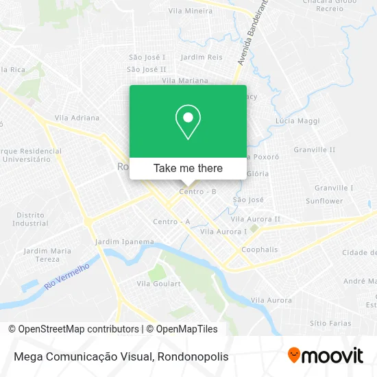 Mega Comunicação Visual map