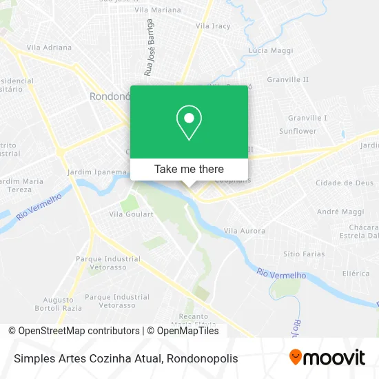 Simples Artes Cozinha Atual map