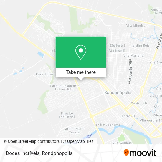 Doces Incríveis map