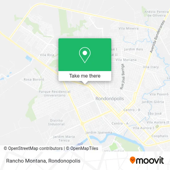 Rancho Montana map