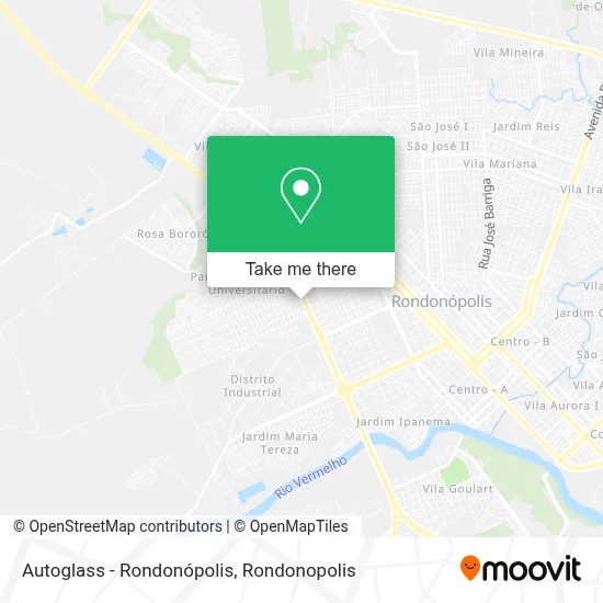 Autoglass - Rondonópolis map