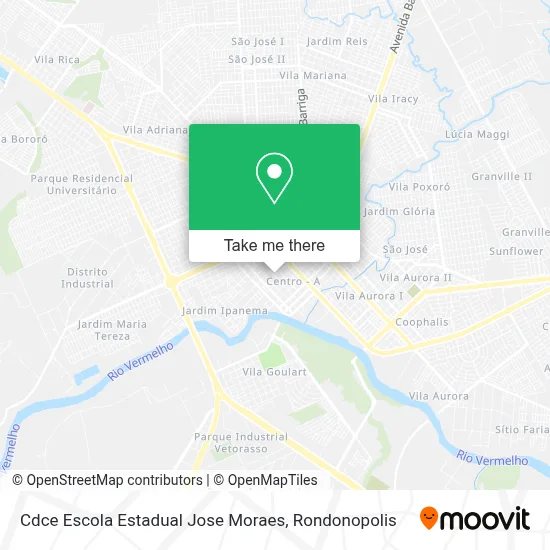 Cdce Escola Estadual Jose Moraes map