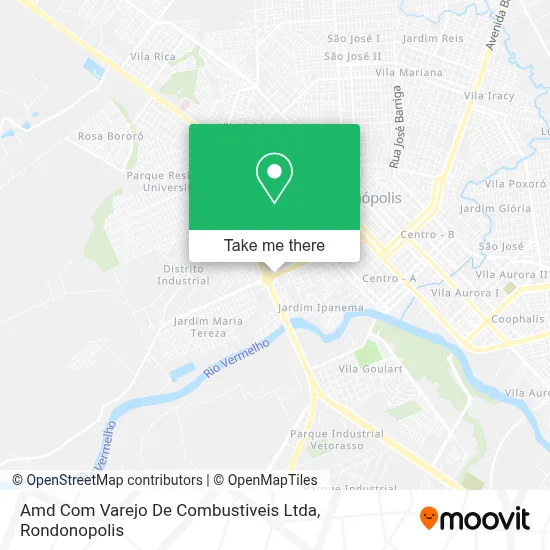 Amd Com Varejo De Combustiveis Ltda map