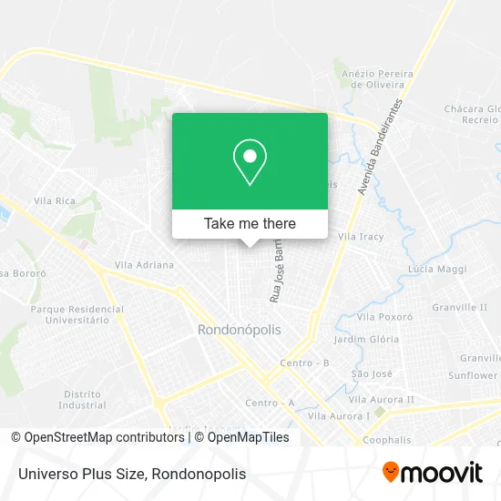 Universo Plus Size map