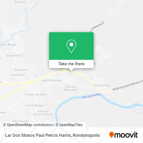 Lar Dos Idosos Paul Percis Harris map