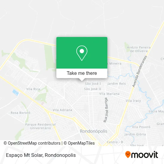Espaço Mt Solar map