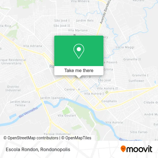 Escola Rondon map