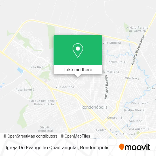 Igreja Do Evangelho Quadrangular map