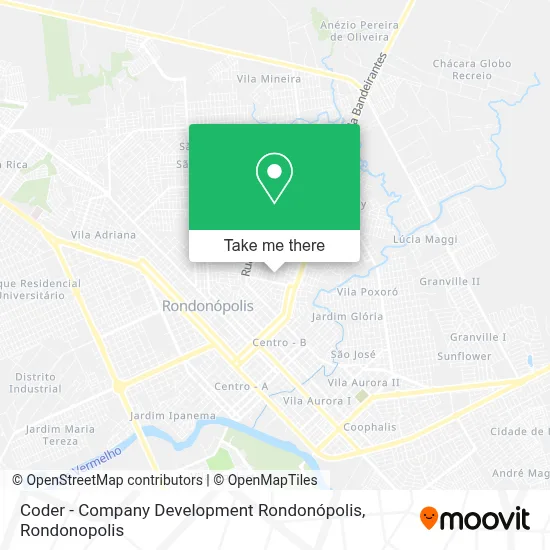 Coder - Company Development Rondonópolis map