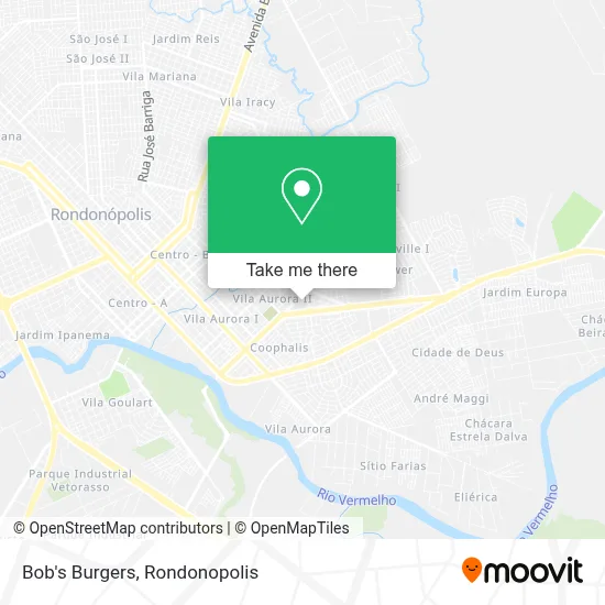 Bob's Burgers map
